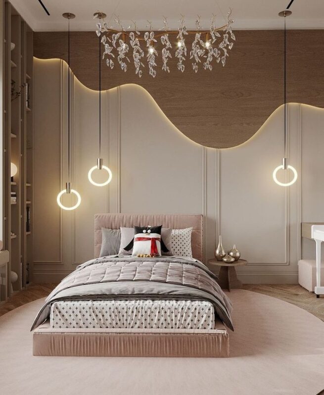 Cách trang trí phòng ngủ nhỏ cho nữ hiện đại và đầy đủ công năng Phòng ngủ cho nữ
