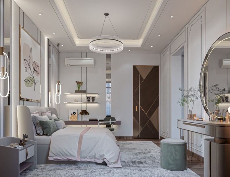 Tổng hợp các mẫu gương đẹp trong phòng ngủ Gương phòng ngủ
