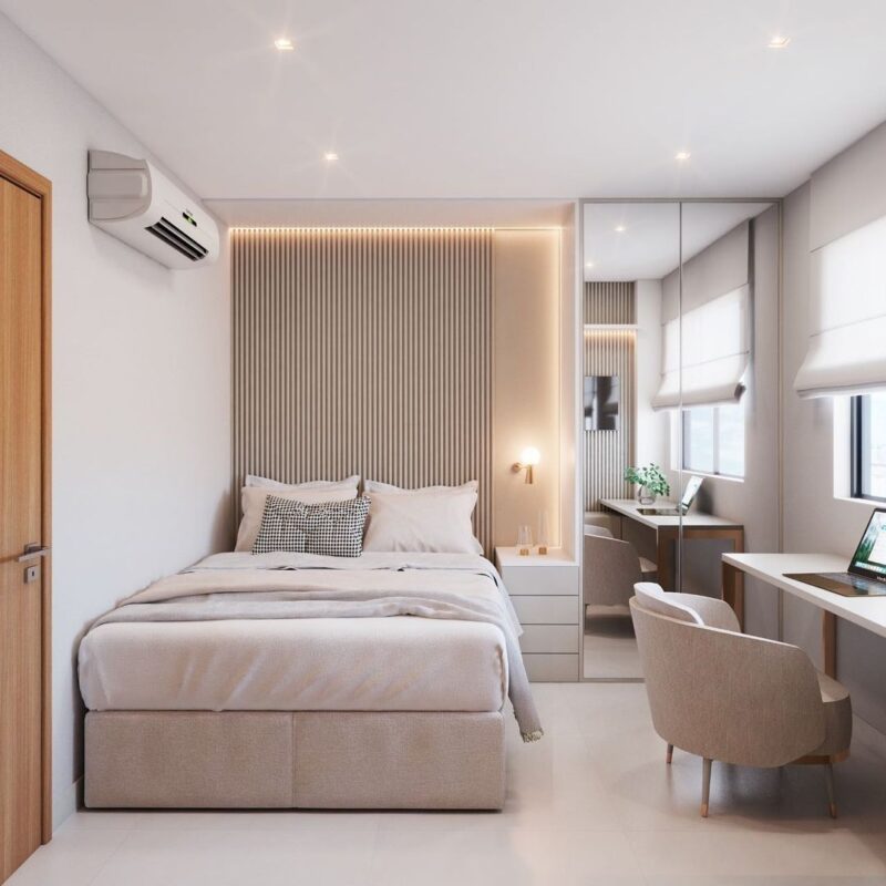 Nội thất phòng ngủ 7m2 