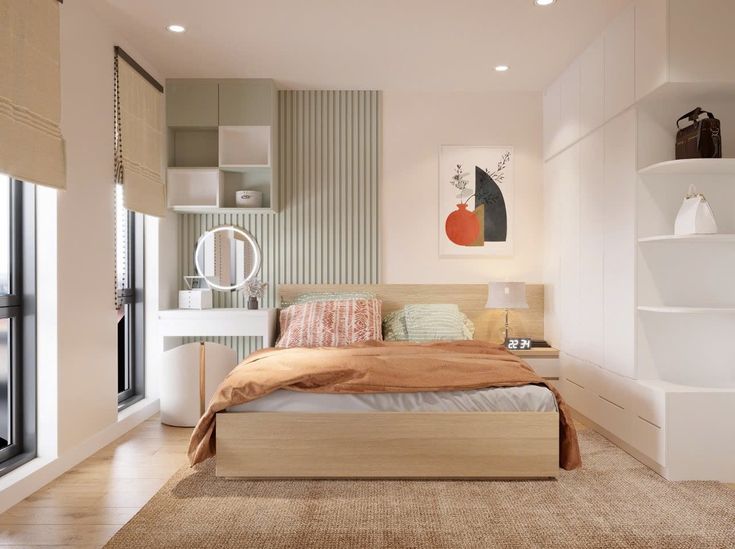 Nội thất phòng ngủ nhỏ 12m2 