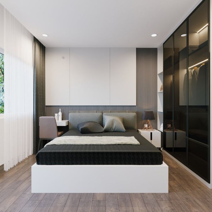 Nội thất phòng ngủ nhỏ 12m2 