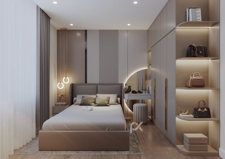 Cách kê tủ quần áo hợp phong thuỷ bạn không nên bỏ qua Kê phòng ngủ hợp phong thuỷ
