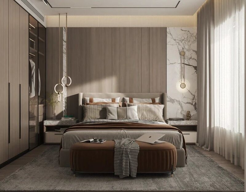 Thiết kế phòng ngủ đẹp sang trọng