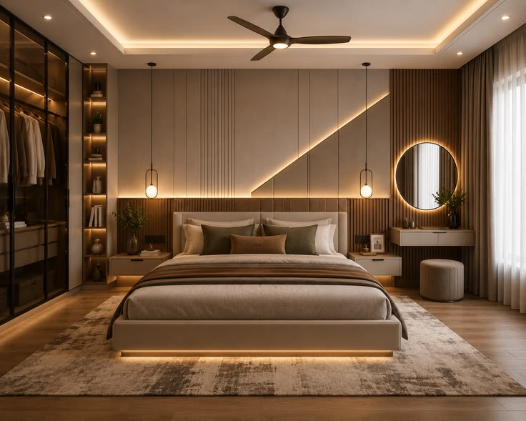 Cách trang trí phòng ngủ đẹp cho nam tại Nội thất Hoàng Sơn Trang trí phòng ngủ đẹp cho nam