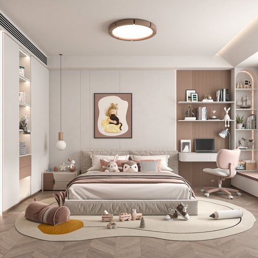 Cách trang trí phòng ngủ nhỏ cho nữ hiện đại và đầy đủ công năng Phòng ngủ nhỏ cho nữ