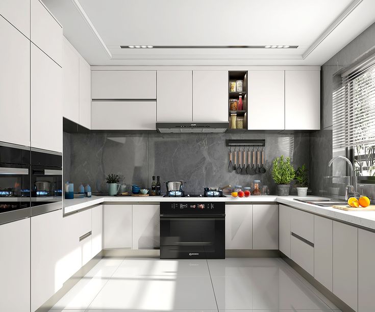 Tổng hợp các mẫu tủ bếp hình chữ U tại Nội thất Hoàng Sơn Tủ bếp chữ U