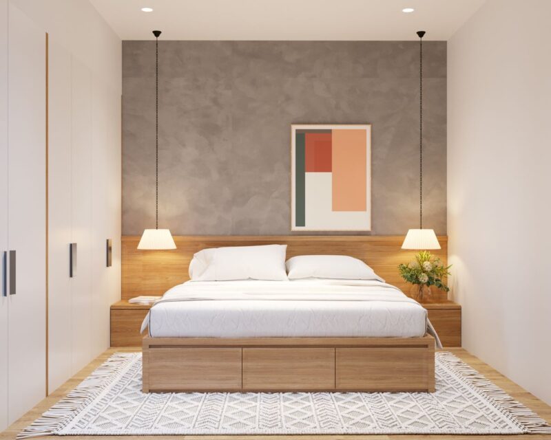 Cách trang trí phòng ngủ nhỏ 6m2 hợp lý, đầy đủ công năng Phòng ngủ nhỏ 6m2