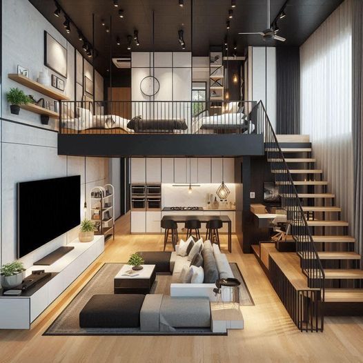 Phòng ngủ gác xếp 