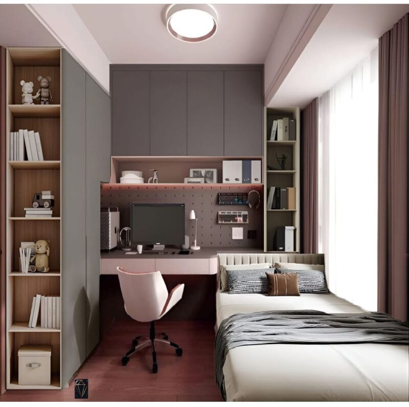 Cách trang trí phòng ngủ nhỏ 6m2 hợp lý, đầy đủ công năng Phòng ngủ nhỏ 6m2