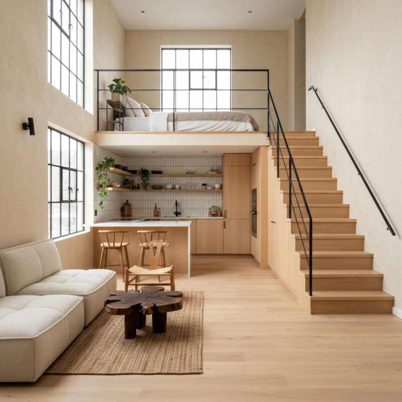 Phòng ngủ gác xếp 