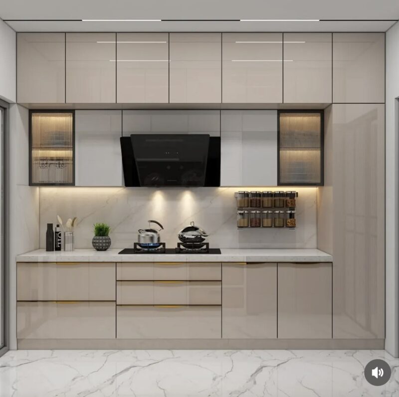 Tổng hợp các mẫu tủ bếp hình chữ I tại Nội thất Hoàng Sơn Tủ bếp hình chữ I