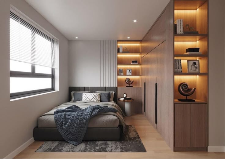 Cách trang trí phòng ngủ đẹp cho nam tại Nội thất Hoàng Sơn Trang trí phòng ngủ cho nam
