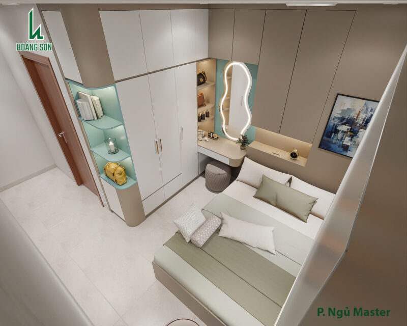 Dự án thiết kế phòng ngủ cho nhà chị Hoa