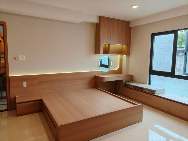 Dự án thiết kế phòng ngủ cho nhà chú Tuấn quận 3 