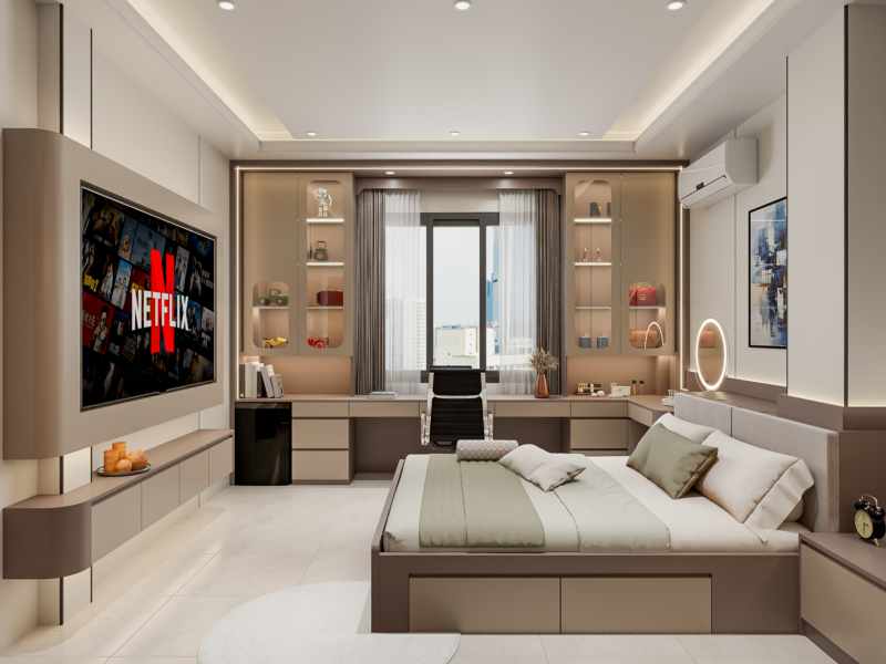 Góc làm việc tiện nghi