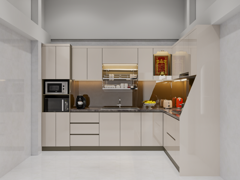 Dự án thiết kế tủ bếp cho nhà chị Dinh, quận 11