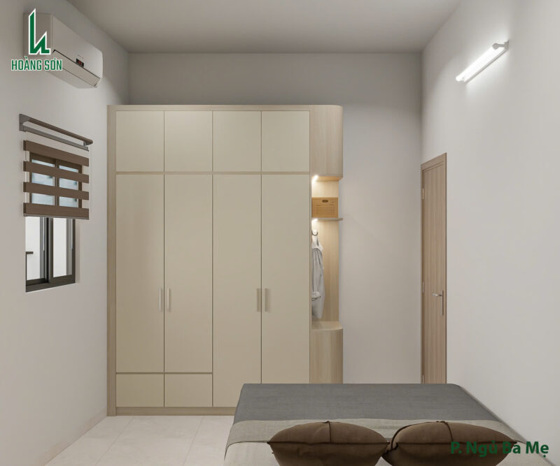 Dự án thiết kế phòng ngủ cho nhà chị Nhi 