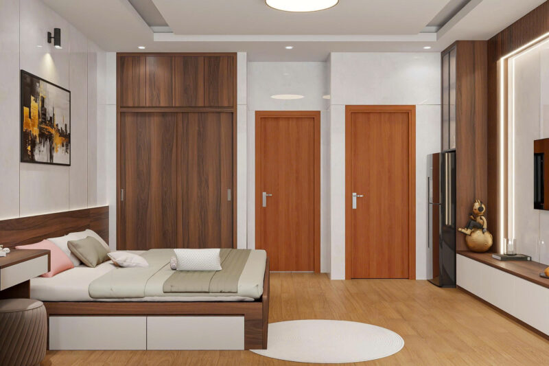 Dự án thiết kế phòng ngủ cho nhà anh Hiệp - quận 8 