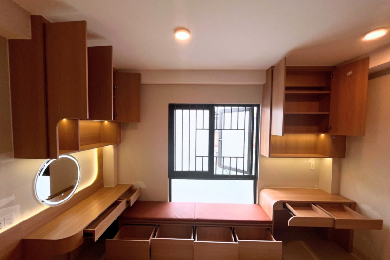 Dự án thiết kế nội thất phòng ngủ cho nhà chú Tuấn quận 3 