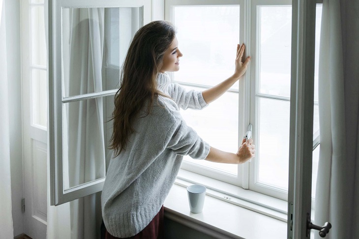 Đóng cửa sổ vào thời điểm nhiều bụi