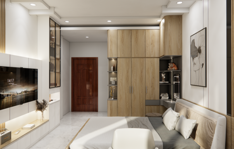 Bàn giao dự án thiết kế phòng ngủ master cho anh Phúc quận 8, TP.HCM Bàn giao dự án thiết kế phòng ngủ cho nhà anh Phúc quận 8