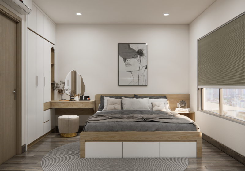 Bàn giao dự án thiết kế phòng ngủ cho nhà anh Minh quận 9, TP. HCM Bàn giao dự án thiết kế phòng ngủ cho nhà anh Minh quận 9, TP. HCM