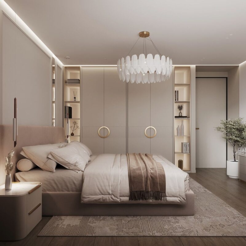 Nội thất phòng ngủ 8m2 