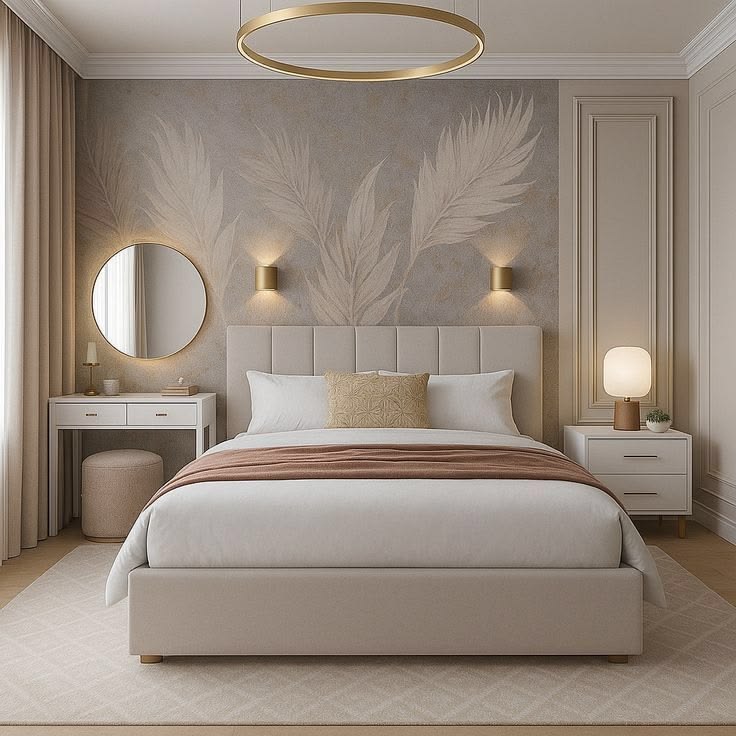 Nội thất phòng nhỏ ngủ 8m2 