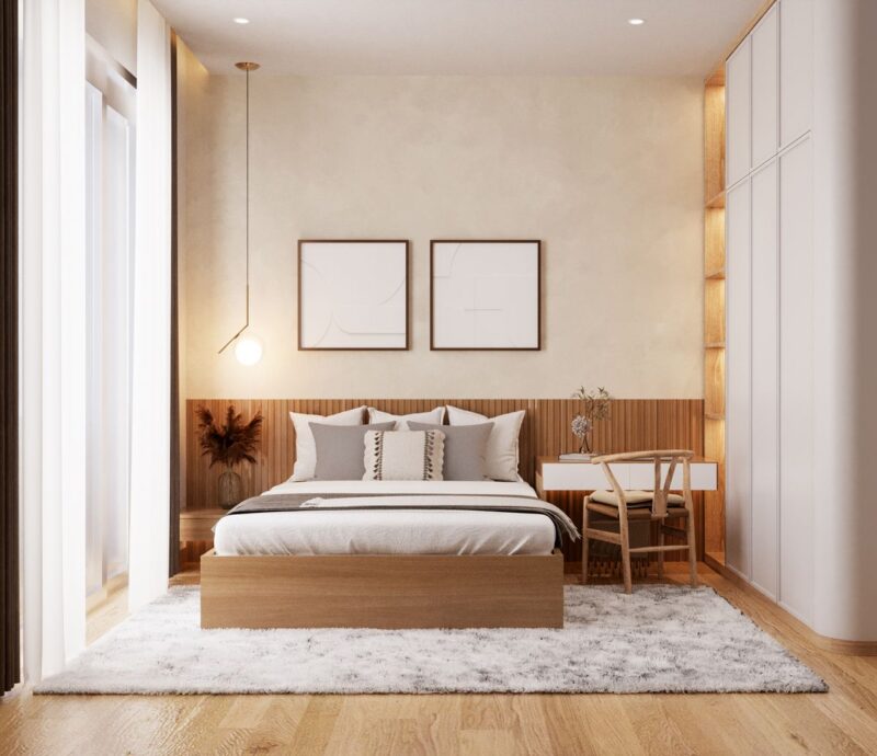Nội thất phòng ngủ nhỏ 8m2 