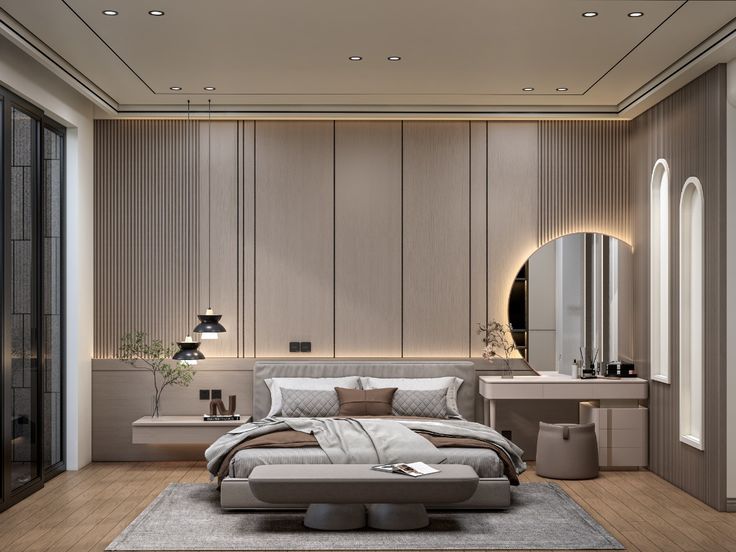 Các mẫu thiết kế phòng ngủ cho người mệnh Hoả Phòng ngủ mệnh Hỏa phong cách hiện đại