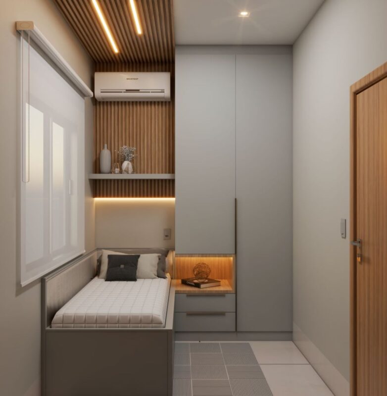Phòng ngủ đẹp 4m2 