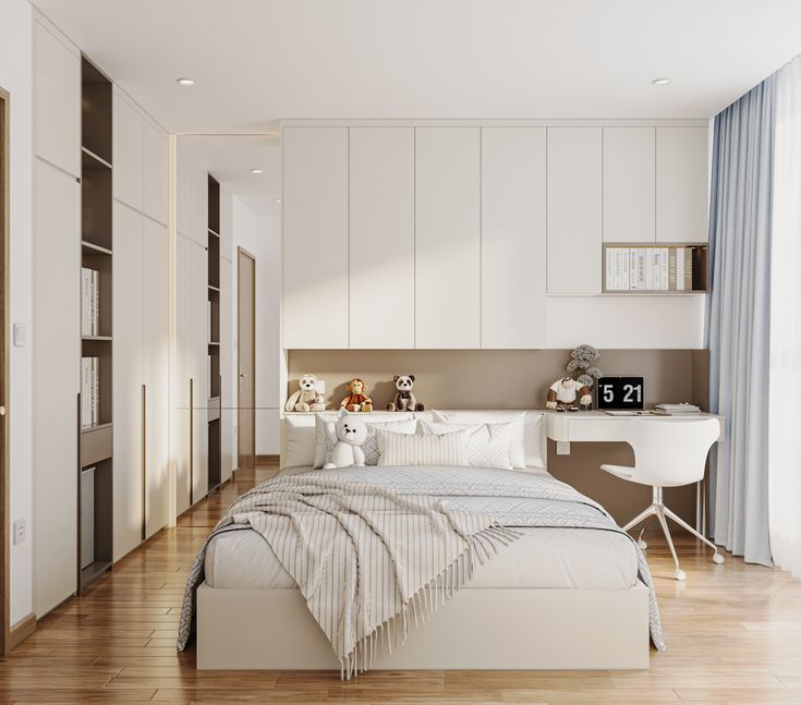 Phòng ngủ đẹp 4m2