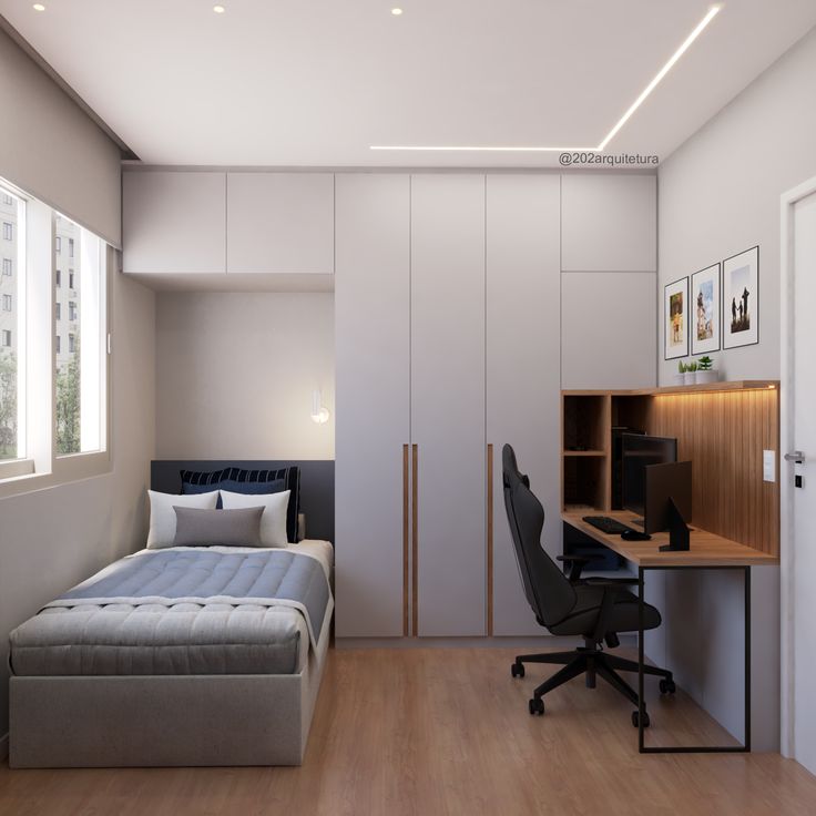 Phòng ngủ đẹp 4m2 