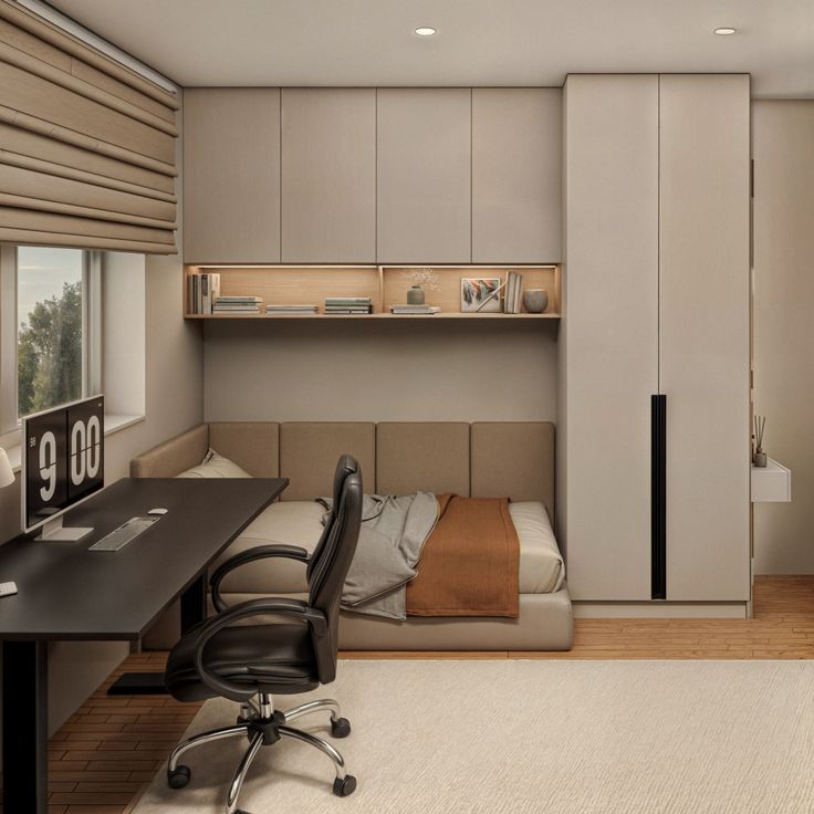 Phòng ngủ đẹp 4m2 