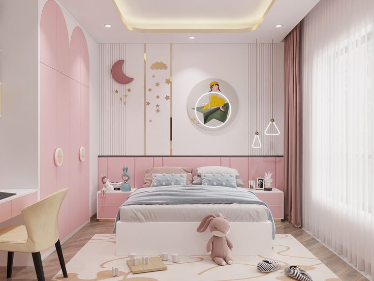 phòng ngủ đẹp cho bé gái 18 tuổi 
