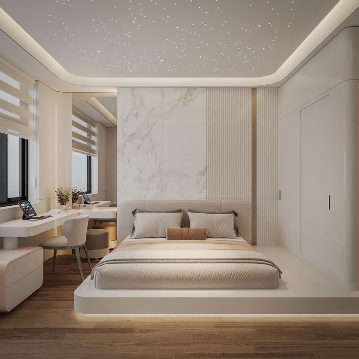 Phòng ngủ đẹp đơn giản 15m2 