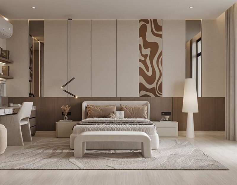 Phòng ngủ đẹp đơn giản 15m2 