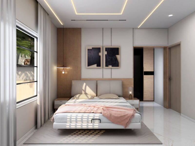 Phòng ngủ đẹp đơn giản 15m2 