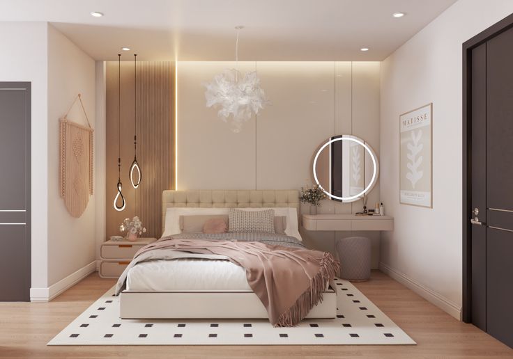 Các mẫu phòng ngủ không có cửa sổ đẹp, thoáng không bị bí bách Phòng ngủ không có cửa sổ