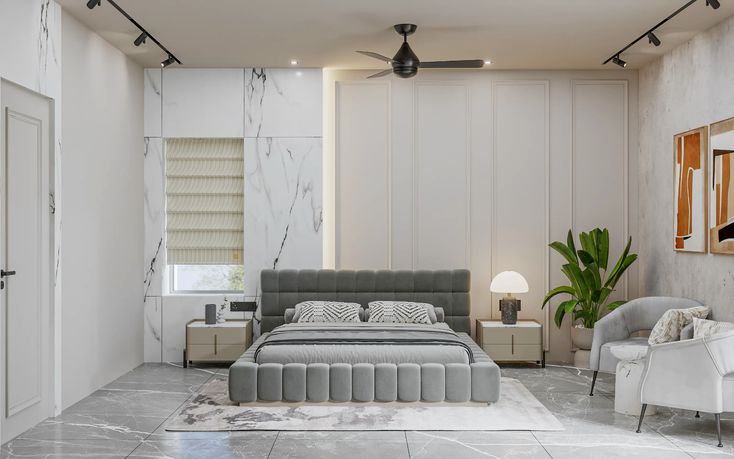 Các mẫu phòng ngủ không có cửa sổ đẹp, thoáng không bị bí bách Phòng ngủ không có cửa sổ