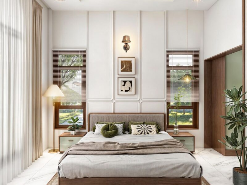 Các mẫu phòng ngủ kiểu Hàn Quốc đơn giản hiện đại và công năng Phòng ngủ kiểu Hàn Quốc