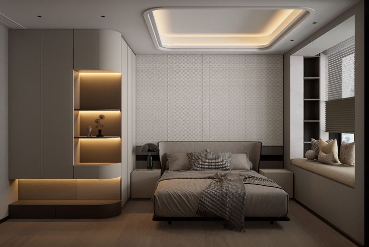 Các mẫu phòng ngủ kiểu Hàn Quốc đơn giản hiện đại và công năng Phòng ngủ kiểu Hàn Quốc