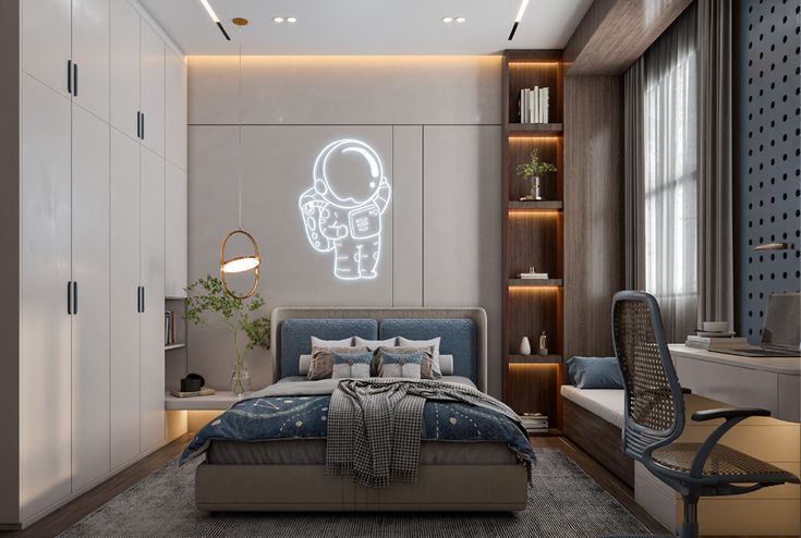 Thiết kế phòng ngủ 15m2 