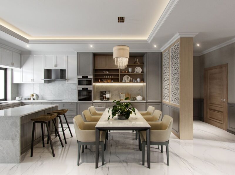 Tủ bếp cho người lớn tuổI 