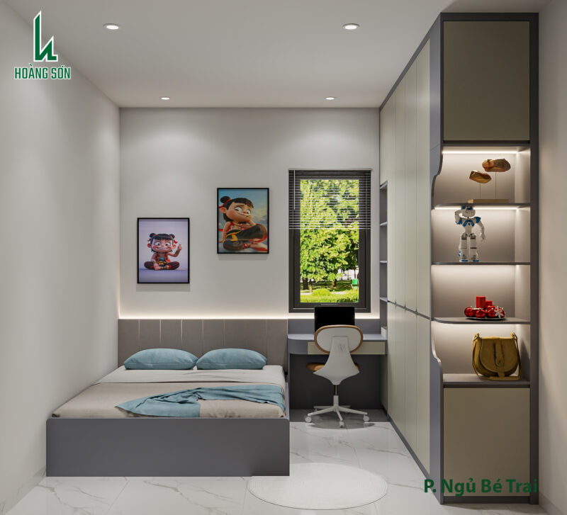 Bàn giao phòng ngủ cho bé gái 