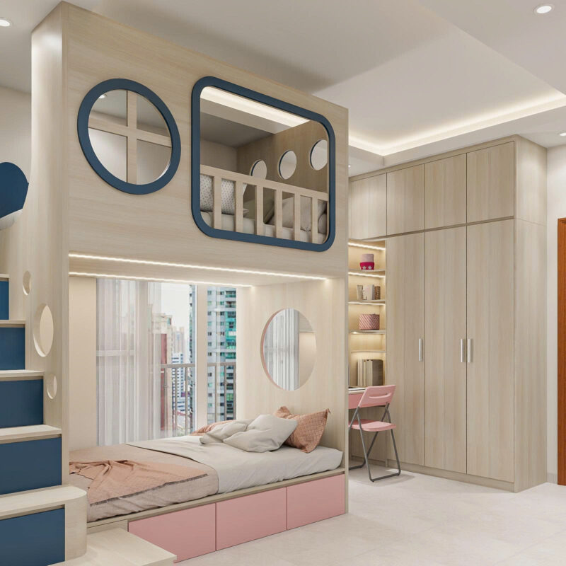 Dự án thiết kế giường tầng cho chị Danh quận 6 