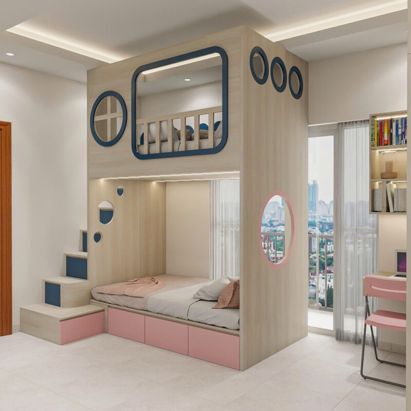 Dự án thiết kế giường tầng cho chị Danh quận 6 