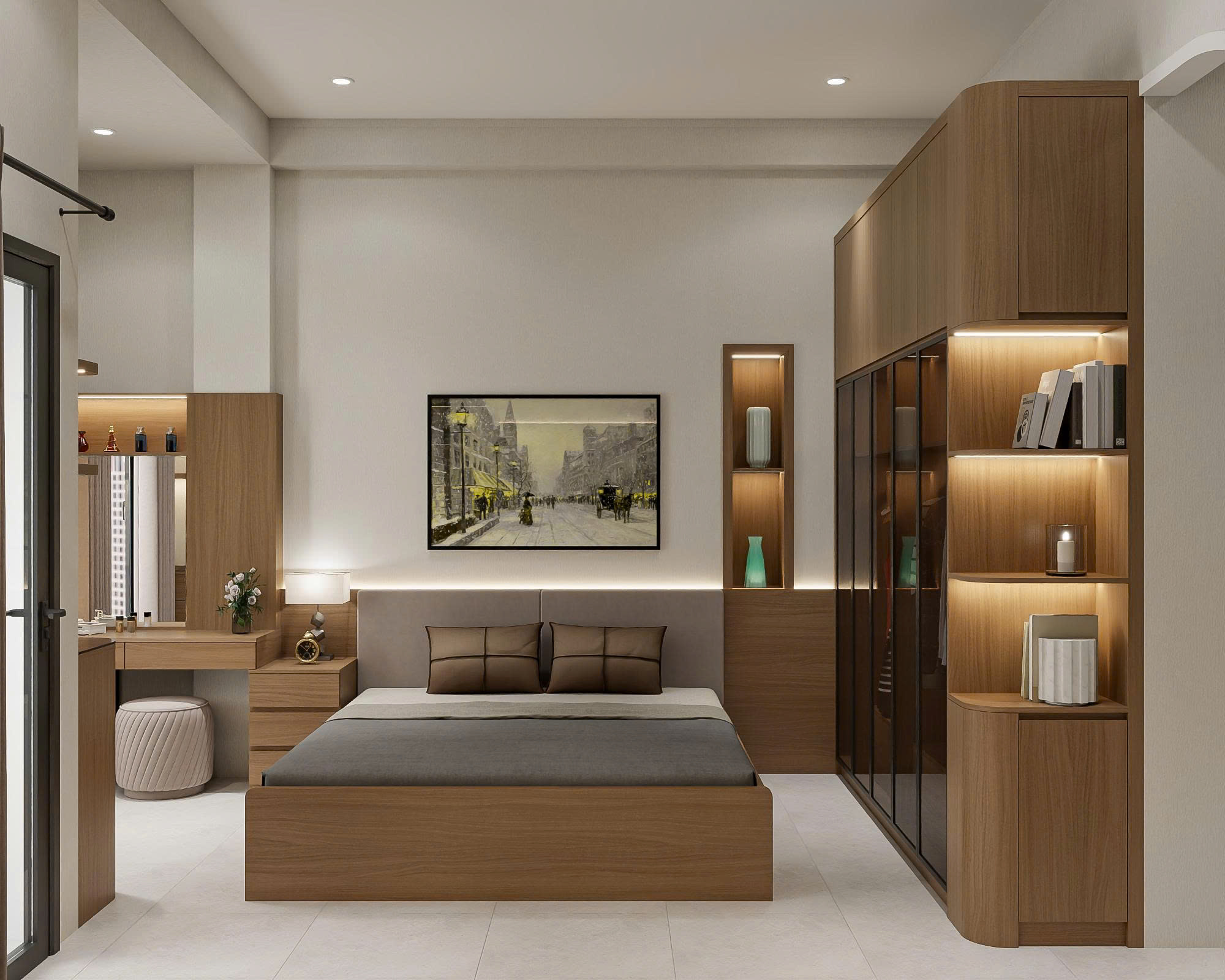 Dự án thiết kế phòng ngủ cho chị Mai - Phú Nhuận