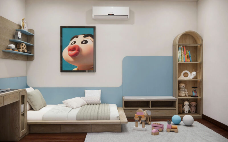 Bàn giao dự án thiết kế phòng ngủ bé cho chị Tú Tân Phú, TP.HCM Dự án thiết kế phòng ngủ cho nhà chị Tú, Tân Phú