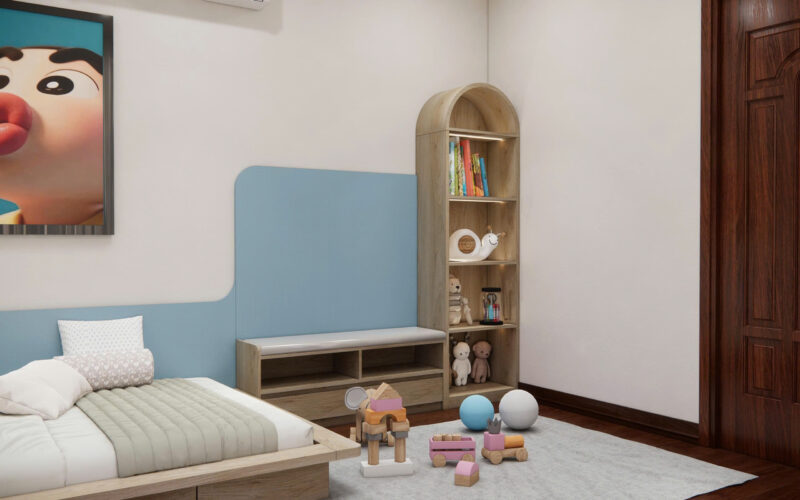 Bàn giao dự án thiết kế phòng ngủ bé cho chị Tú Tân Phú, TP.HCM Dự án thiết kế phòng ngủ cho nhà chị Tú - Tân Phú